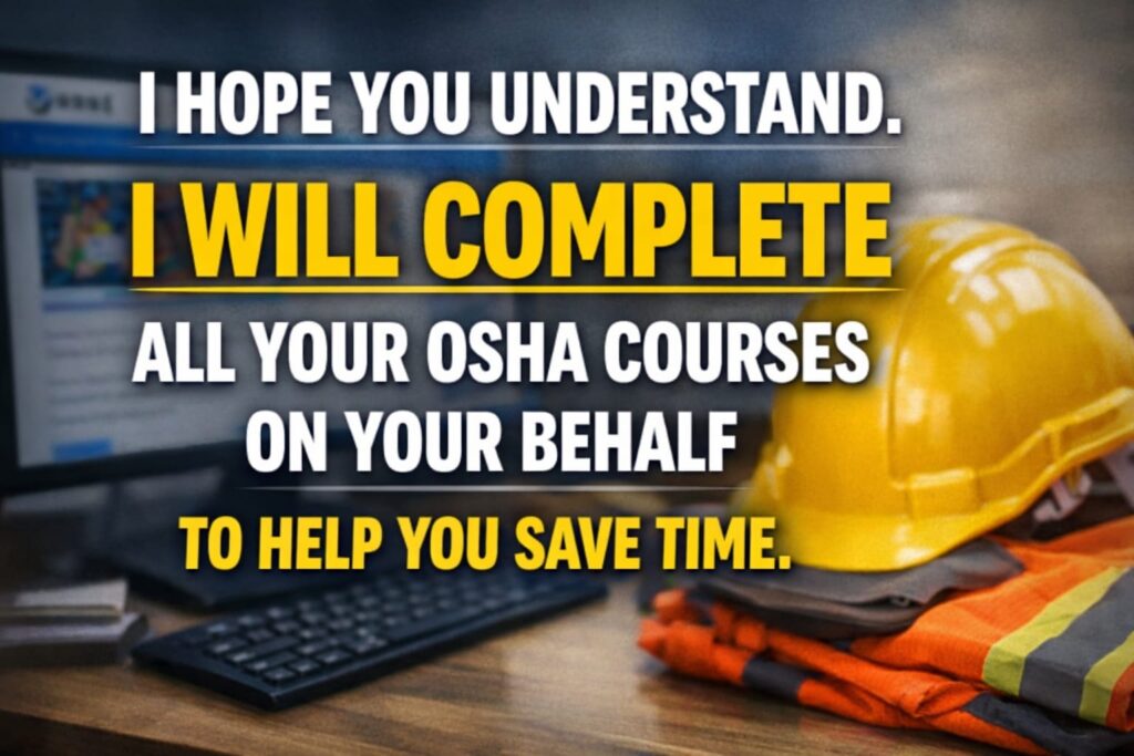 Osha 10, Osha 30, Osha 40 Hour